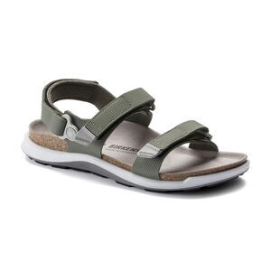 Birkenstock Women Kalahari Birko-Flor Futura Khaki Sandals US7 EU38 1019027